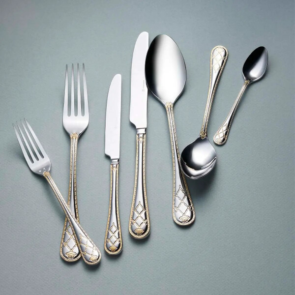 Korkmaz Lidya 89 Parça Gold Çatal Kaşık Bıçak Seti A2160 - Korkmaz