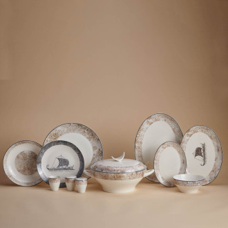 Korkmaz Lidya Collection 60 Parça Yemek Takımı A8190 - Korkmaz