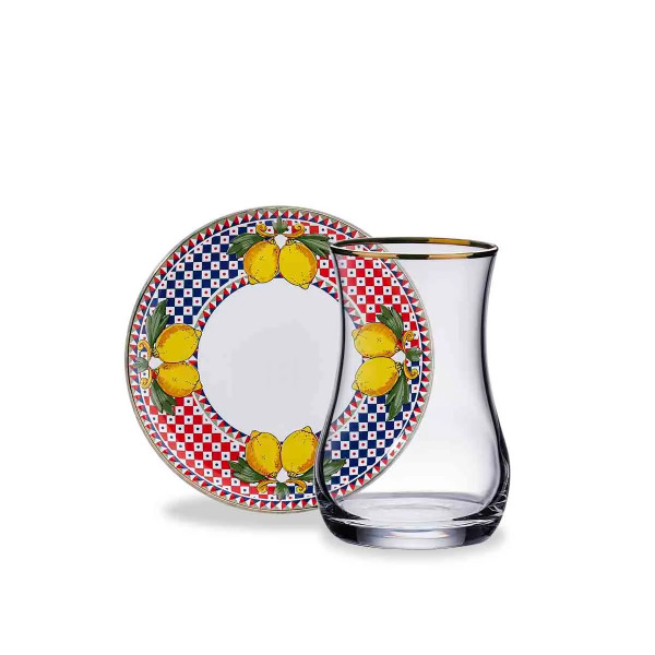 Korkmaz Limonetta Cam Collection 12 Parça Çay Bardak Seti A8739-1 - Korkmaz