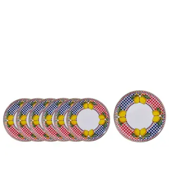 Korkmaz Limonetta Cam Collection 7li Tabak Seti A8739-2 - 1