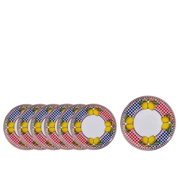 Korkmaz Limonetta Cam Collection 7li Tabak Seti A8739-2 - 1