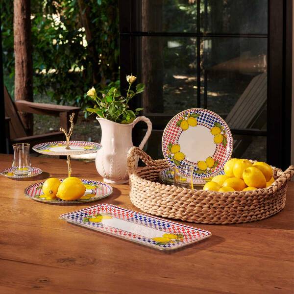 Korkmaz Limonetta Cam Collection Sunum Tabağı A8739-4 - 2