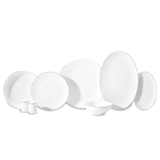 Korkmaz Lina Collection 53 Parça Platin Yemek Takımı A8195 - 1