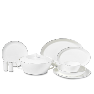 Korkmaz Lines Collection 58 Parça Yuvarlak Yemek Takımı A8264 - Korkmaz