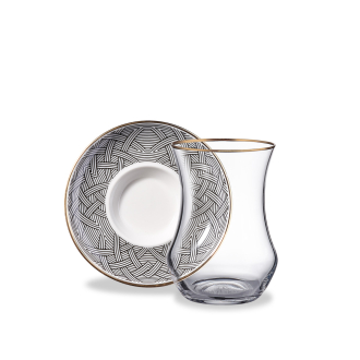 Korkmaz Lorena Collection 12 Parça Çay Bardak Seti A8737-9 - Korkmaz