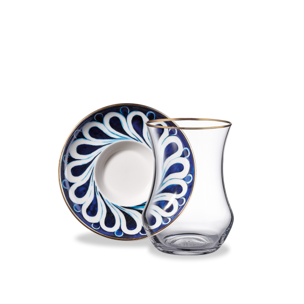 Korkmaz Lorena Collection 12 Parça Çay Bardak Seti A8738-2 - 1