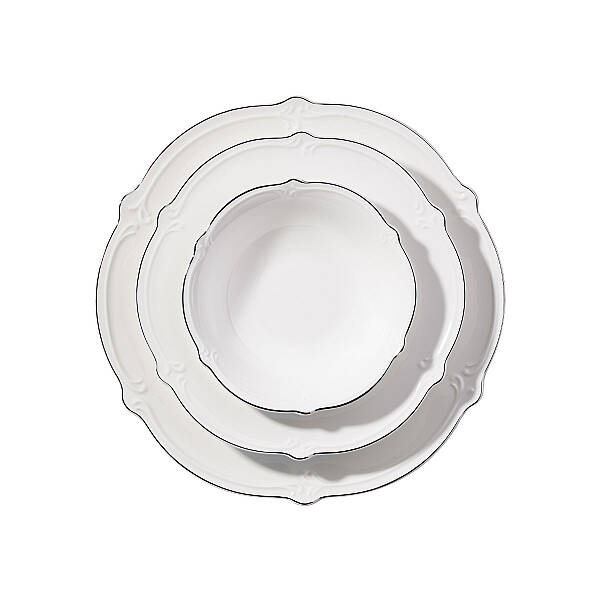 Korkmaz Lotus Collection 53 Parça Platin Yemek Takımı A9892 - 2