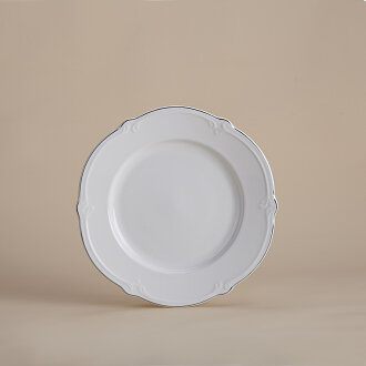 Korkmaz Lotus Collection 53 Parça Platin Yemek Takımı A9892 - Korkmaz (1)