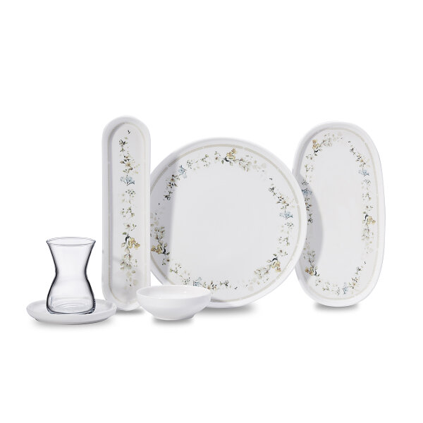 Korkmaz Luna Collection 25 Parça Kahvaltı Takımı A8689-1 - 1