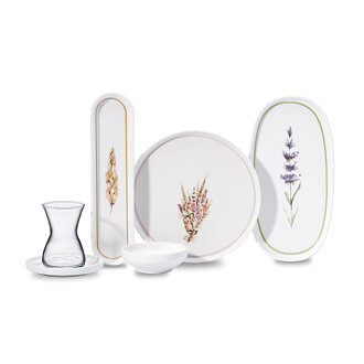 Korkmaz Luna Collection 25 Parça Kahvaltı Takımı A8685-1 - Korkmaz