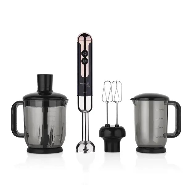 Korkmaz Mia Mega Siyah Rosegold Deluxe Blender Set A447-15 - 1