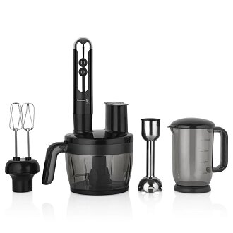 Korkmaz Mia Multi Blender Set Siyah/Krom A457-06 - Korkmaz