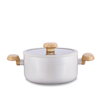 Korkmaz Mia Sera 7 Parça Vanilya Tencere Seti A3851-1 - 3