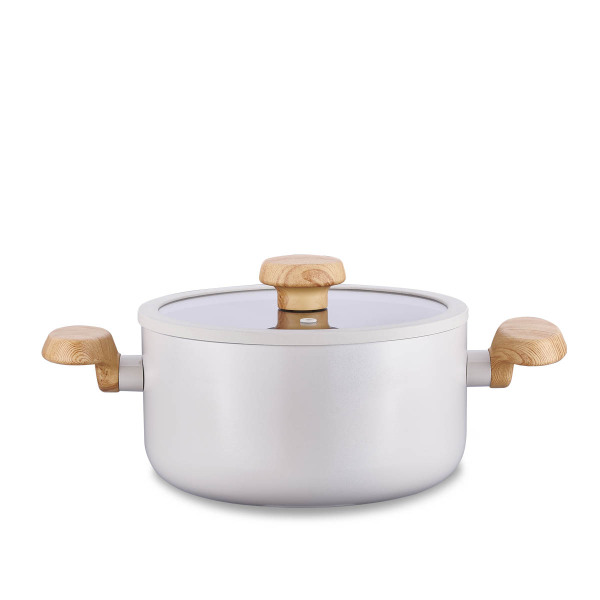 Korkmaz Mia Sera 7 Parça Vanilya Tencere Seti A3851-1 - 3