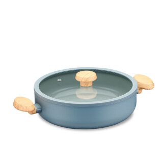 Korkmaz Mia Sera Minta 28x7,5 cm Kısa Tencere A3839 - 2