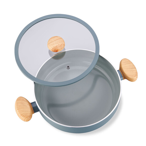 Korkmaz Mia Sera Minta 28x7,5 cm Kısa Tencere A3839 - 3