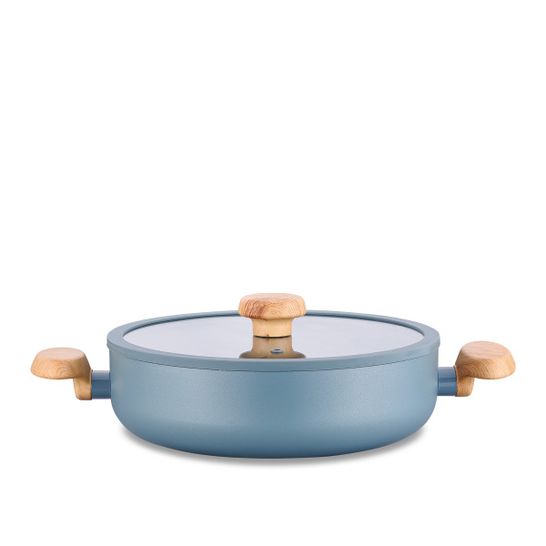 Korkmaz Mia Sera Minta Kısa Tencere 26x7,5 cm A3838 - 1