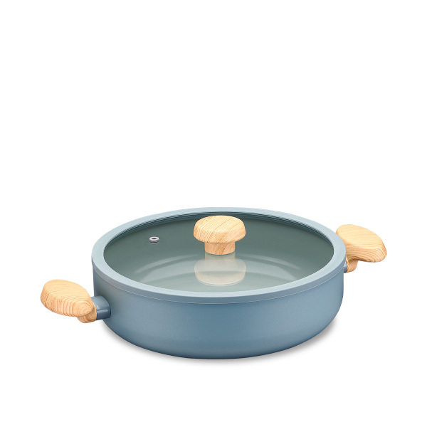 Korkmaz Mia Sera Minta Kısa Tencere 26x7,5 cm A3838 - 2