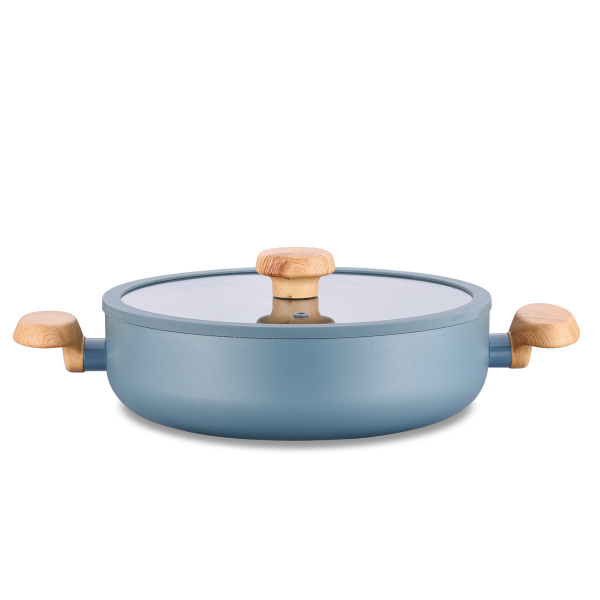 Korkmaz Mia Sera Minta Kısa Tencere 30x8 cm A3840 - 1