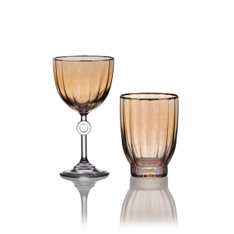 Korkmaz Milena Altın 12 Parça Cam Bardak Seti A9521-2 - Korkmaz