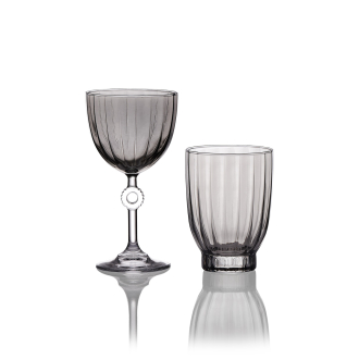 Korkmaz Milena Füme 12 Parça Cam Bardak Seti A9521-1 - Korkmaz