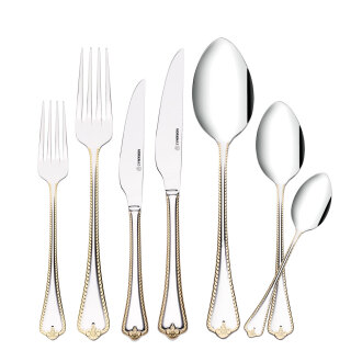 Korkmaz Mina Gold 84 Parça Çatal Kaşık Bıçak Seti A2138 - Korkmaz (1)