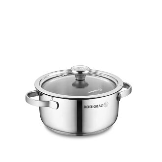 Korkmaz Minika 12x6.5 cm Tencere Inox Tencere A1398 - Korkmaz