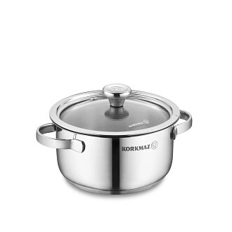 Korkmaz Minika 14x7 cm Tencere Inox Tencere A1399 - Korkmaz