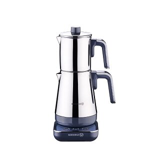 Korkmaz Moderna Elektrikli Çaydanlık Gri/Krom A850-03 - Korkmaz