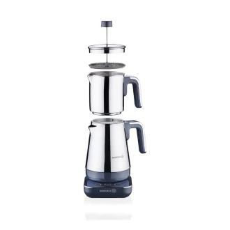 Korkmaz Moderna Elektrikli Çaydanlık Gri/Krom A850-03 - Korkmaz (1)