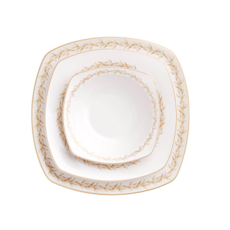 Korkmaz Mona Collection 60 Parça Kare Yemek Takımı - 2