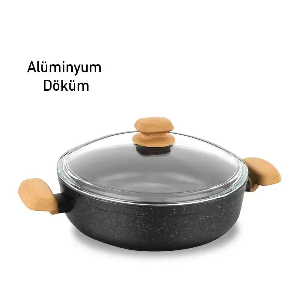 Korkmaz Montana 28x7.5 cm Kısa Tencere A1245 - 1