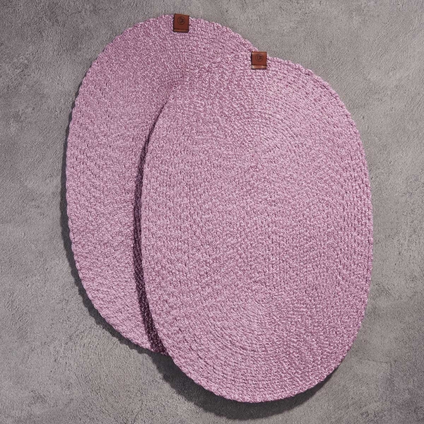 Korkmaz Natura 2li Masa Servisi Pembe 35x45 cm A8998-7 - 1