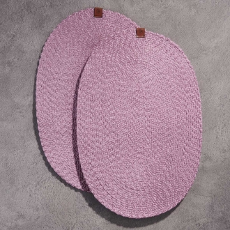 Korkmaz Natura 2li Masa Servisi Pembe 35x45 cm A8998-7 - Korkmaz