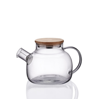 Korkmaz Natura Borosilikat Cam Bitki Çayı Demliği A671-09 - Korkmaz