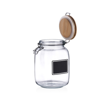 Korkmaz Natura Cam Saklama Kabı 1000 ml A671-06 - Korkmaz (1)