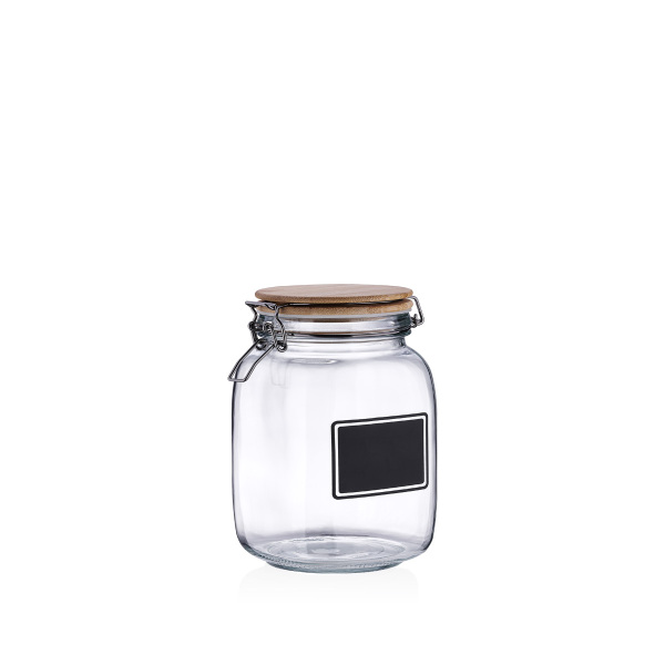 Korkmaz Natura Cam Saklama Kabı 750 ml A671-05 - 1
