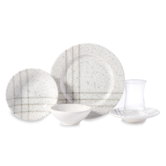 Korkmaz Natura Collection 26 Parça Kahvaltı Takımı A8799 - Korkmaz