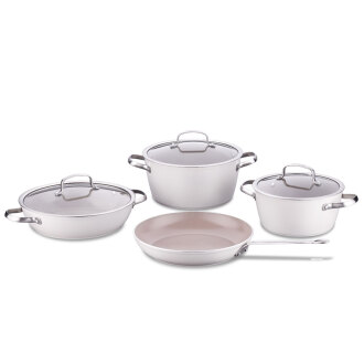 Korkmaz Nea Sera 7 Parça Vanilya Tencere Seti A3867 - Korkmaz (1)