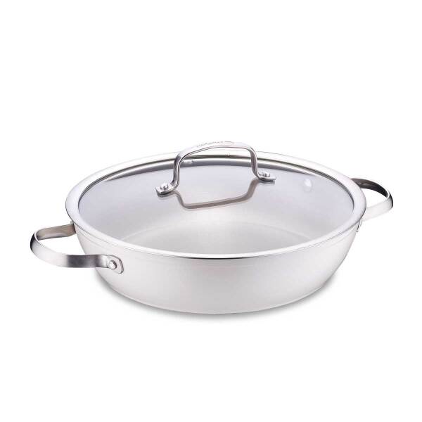 Korkmaz Nea Sera Kısa Tencere Vanilya 26x6,3 cm A3859 - 2