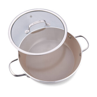 Korkmaz Nea Sera Vanilya Kısa Tencere 28x7 cm A3860 - 3