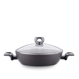 Korkmaz Nora Seramik Kısa Tencere 24x5,8 cm A3933 - Korkmaz (1)