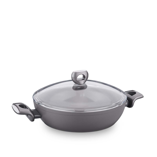 Korkmaz Nora Seramik Kısa Tencere 26x6,3 cm A3934 - 1