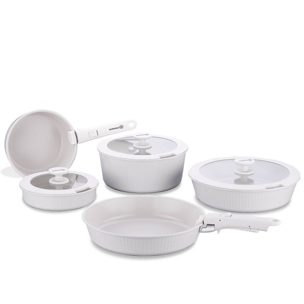 Korkmaz Nova Pratika Bej 10 Parça Tencere Seti A2791 - 2