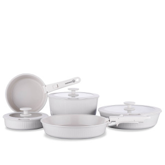 Korkmaz Nova Pratika Bej 10 Parça Tencere Seti A2791 - Korkmaz