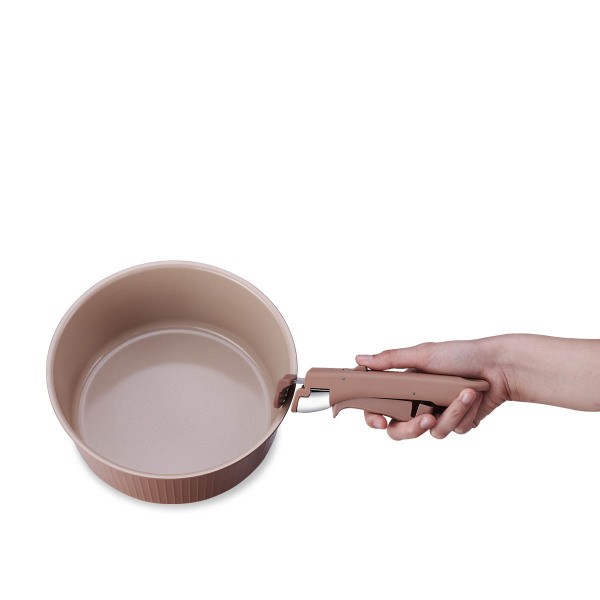 Korkmaz Nova Pratika Mocha 10 Parça Tencere Seti A2791-1 - 6