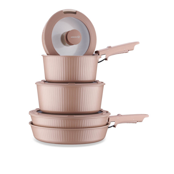 Korkmaz Nova Pratika Mocha 10 Parça Tencere Seti A2791-1 - 3