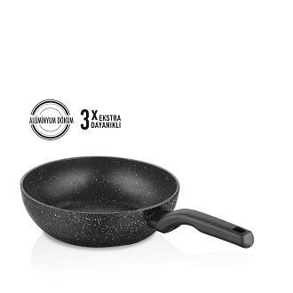 Korkmaz Ornella 24x6.5 cm Wok A1118 - Korkmaz