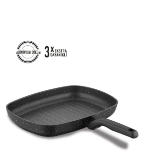 Korkmaz Ornella 35x25 cm Dikdörtgen Grill Tava A1121 - 1