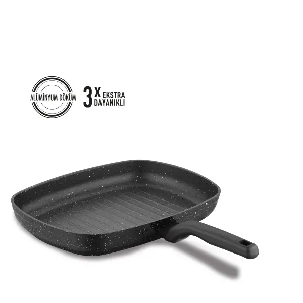 Korkmaz Ornella 35x25 cm Dikdörtgen Grill Tava A1121 - 1